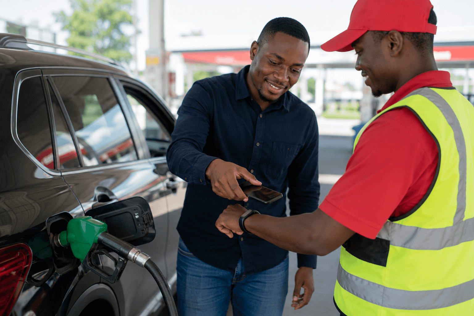 Financial empowerment at the petrol station